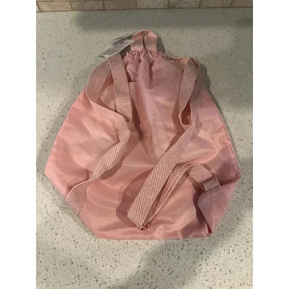 Nwt DISNEY PARKS PRINCESS BIBBIDI BOBBIDI BOUTIQUE PINK RUCKSACK BAG‎ #116